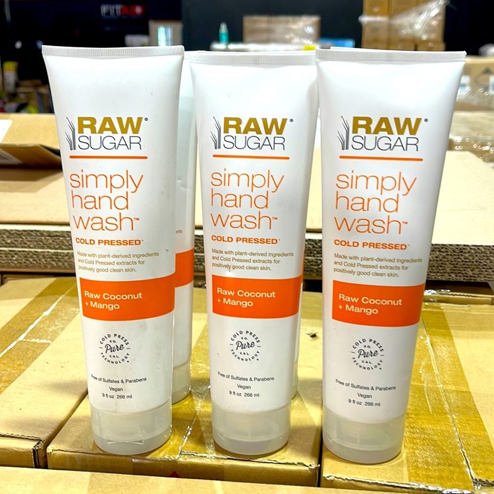 Raw Sugar Simply Hand Wash •6 pack